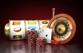 Suasana arcade ungu bernuansa dewasa